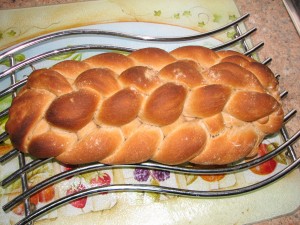 First attempt at Paul Hollywood's 8 plait loaf - I'm happy with the result!